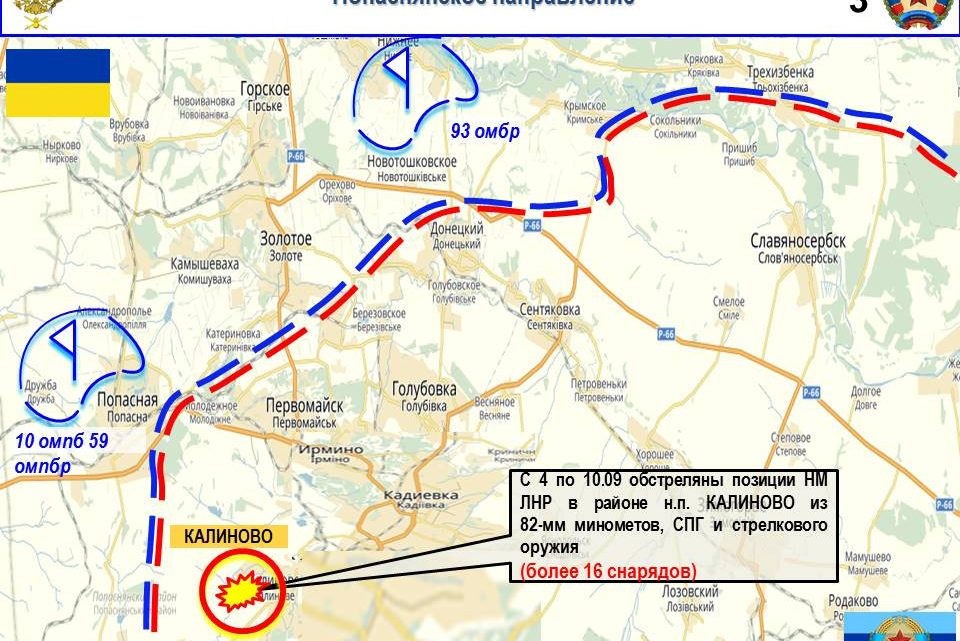 Карта луганской области горское