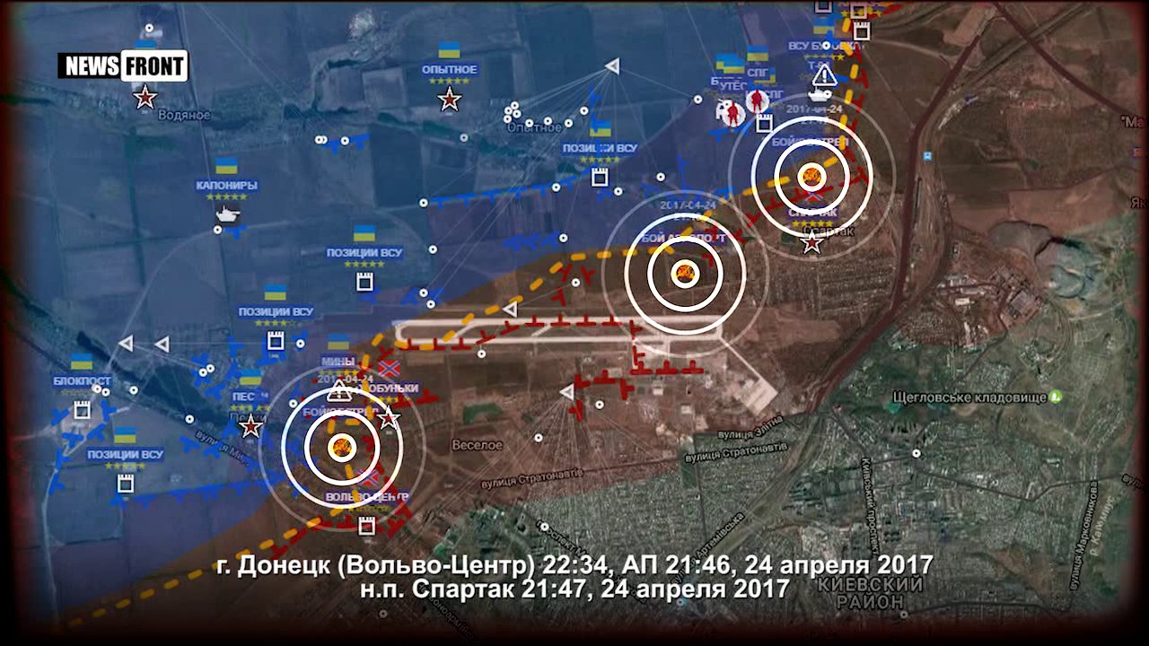 Карта обстрелов онлайн